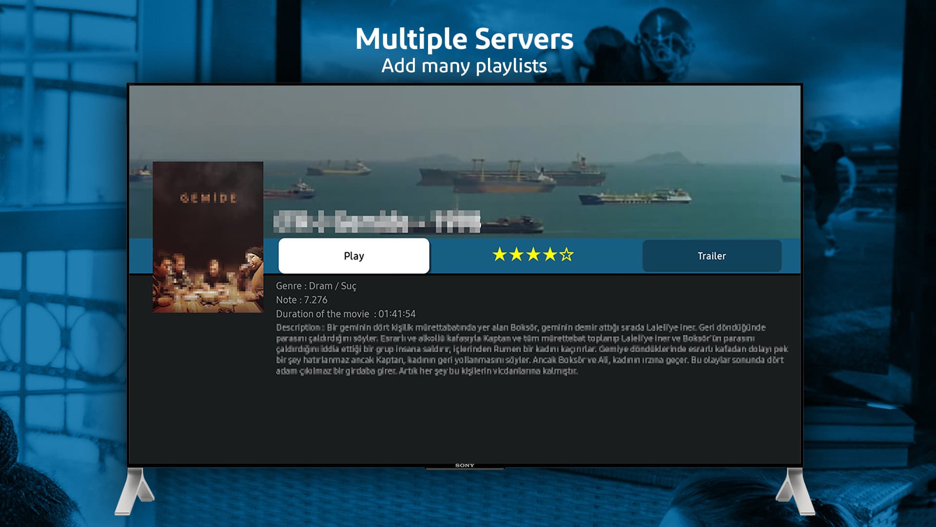Rich movie & series view